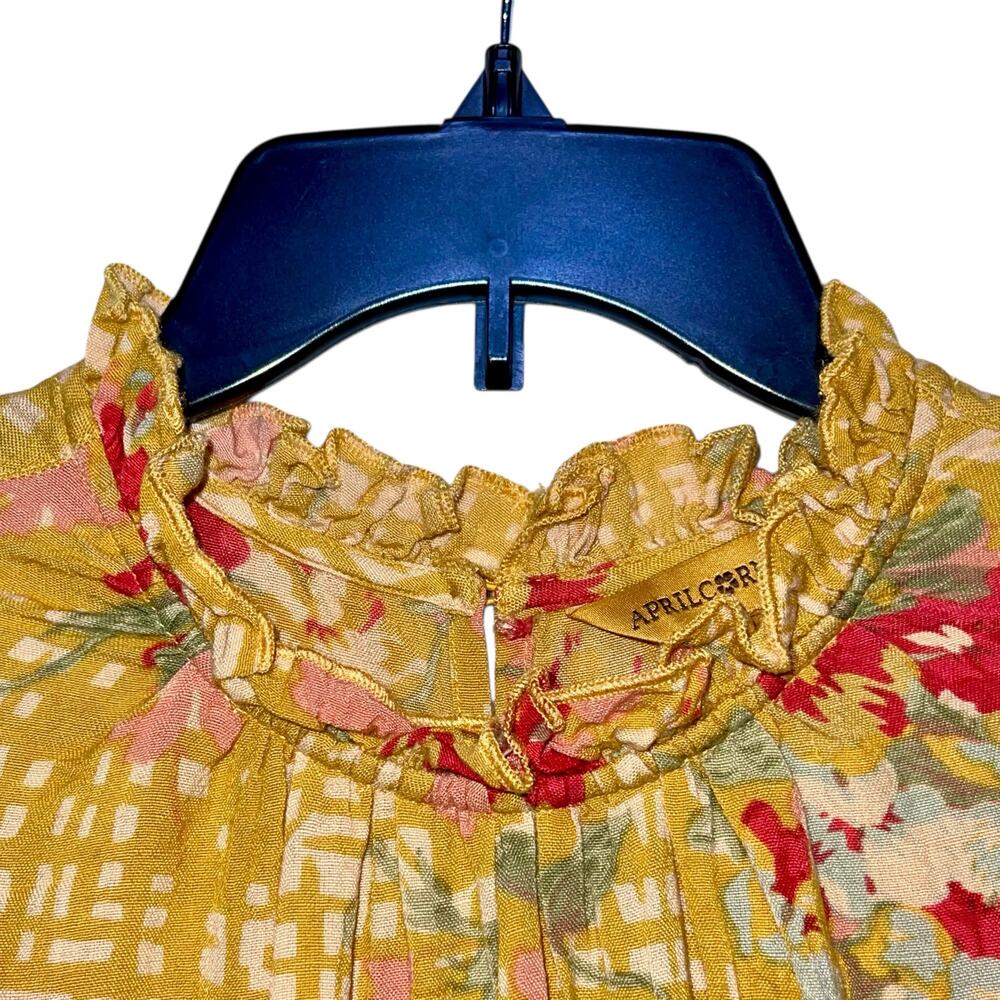April Cornell Dress Floral Ruffle - Picture 3 of 12
